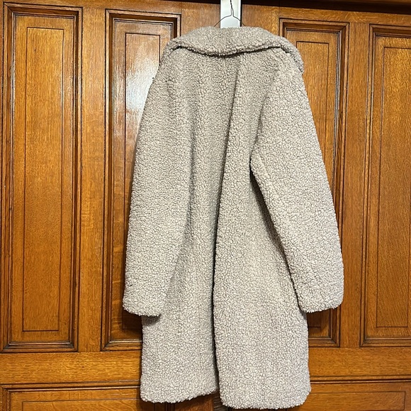 J Crew Teddy Sherpa Topcoat in Nantucket Fog - Picture 6 of 7